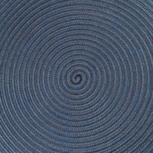 PAWOO tappeto circolare ecologico per bambini colore blu