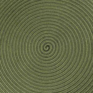 PAWOO tappeto circolare ecologico per bambini colore oliva