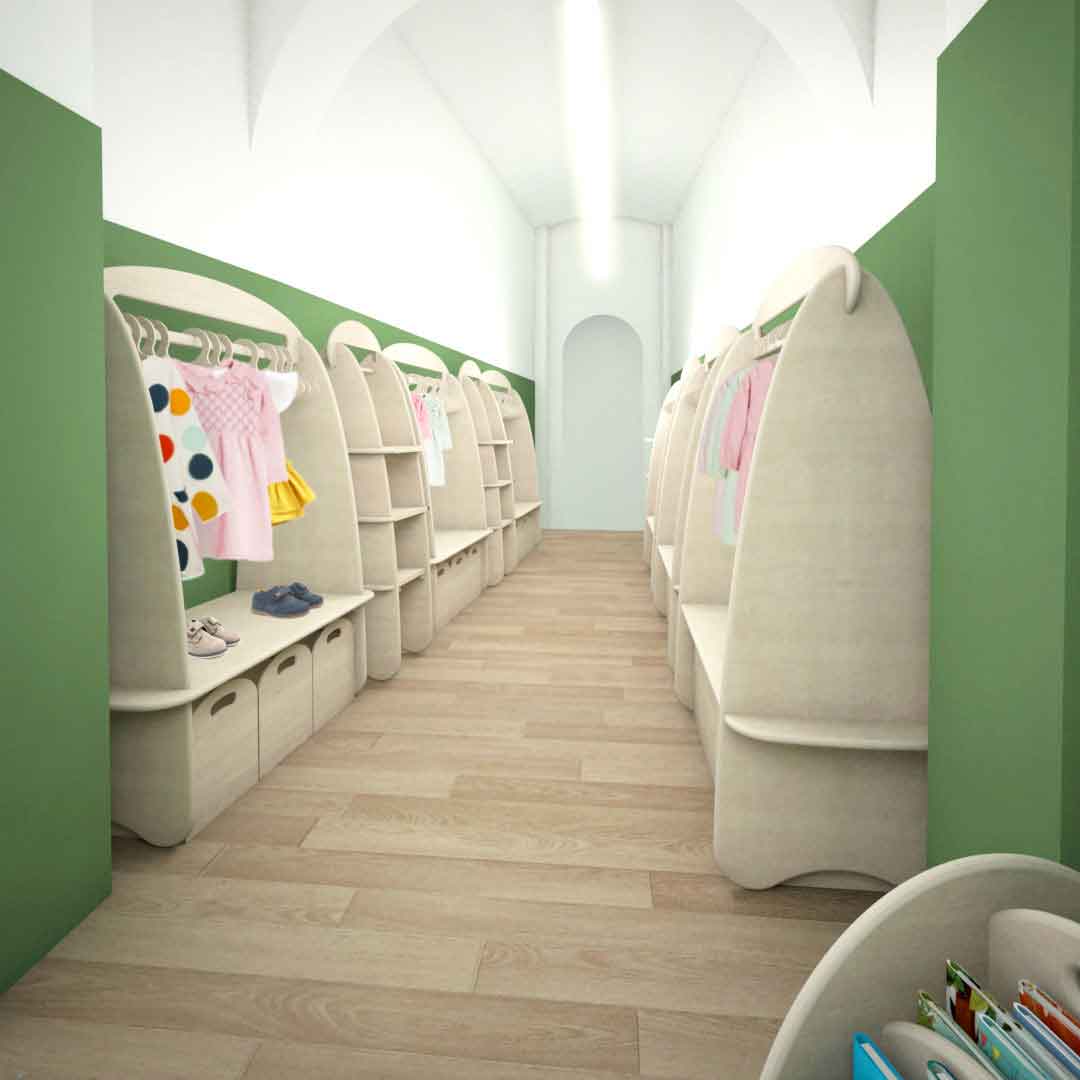 PAWOO design arredi negozi per bambini